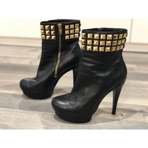 MICHAEL KORS Studded Leather Boots